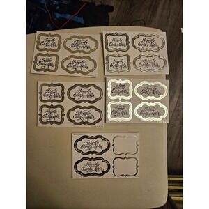 Happily Ever after wedding thick stickers 20 pack